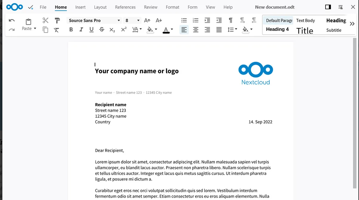 NextCloud Office